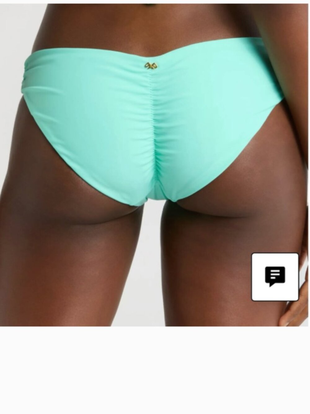 PQ Swim Tenny Ruched Low-rise Bottom - Size: Large - NWT